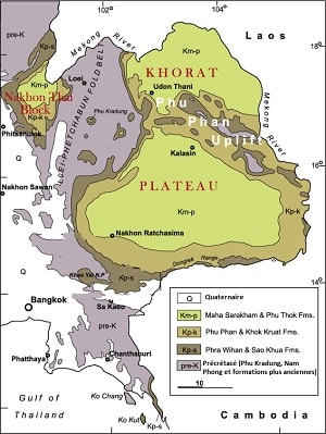 plateau de Khorat en Thaïlande